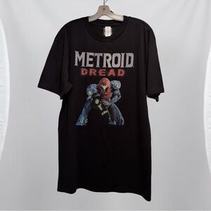 NEW Nintendo Dread Samus Crouched Nintendo Hero Poster T Shirt Size LT
